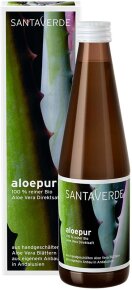 Santaverde Aloepur 100% Reiner Aloe Vera Saft 330 ml