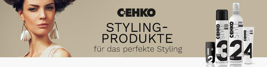 C:EHKO Stylingproduktesind Produkte, die für jeden individuellen Styling Anspruch die perfekte Lösung bieten. Von zartem Halt (1) bis extra starken Halt (4), von Styling Produkten für den anspruchsvollen Mann bis zum mit Edelsteinstaub verfeinerten Glamour Haarspray Jewel ist für jede Stylingidee das ideale C:EHKO Produkt dabei.