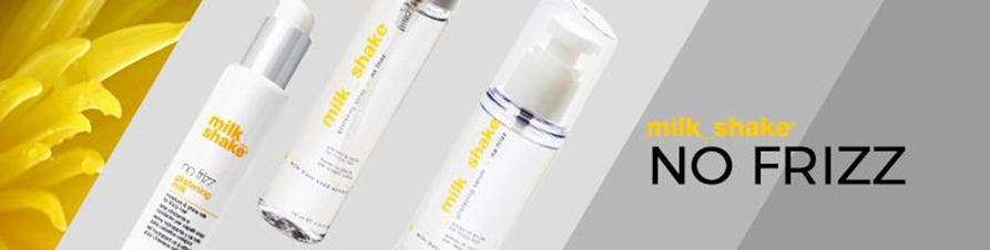 Milk_Shake No Frizzsetzt dem Thema Frizz optimale Pflegeprodukte entgegen. No Frizz macht aus krausem Haar wieder weiches, glattes und glänzendes Haar. Jedes No Frizz Produkt von Milk_Shake besitzt individuelle Funktionen und Eigenschaften. So wird beispielsweise statische Aufladung verhindert oder das Haar vor Schäden durch Hitzestylings geschützt.
