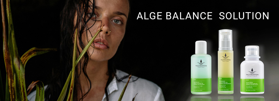 Tautropfen Algae Balance Solutions
Frisch, pur, ozeanisch - Die Balance Solutions Linie von Tautropfen mit wertvollen Wirkstoffen der atlantischen Alge, kombiniert mit purem Meeressalz und vielen weiteren, reinbiologischen Inhaltsstoffen gibt der Haut nahezu grenzenlose, neue Energie, fördert die Regeneration und wirkt beruhigend. Eine ausgeglichene Linie, die perfekt auf Misch- und leicht fettige Haut abgestimmt ist.