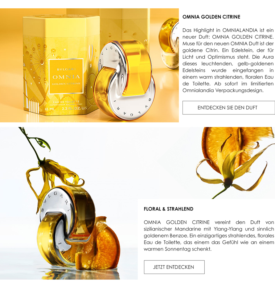 BVLGARI Omnia Golden Citrine: floral & strahlend