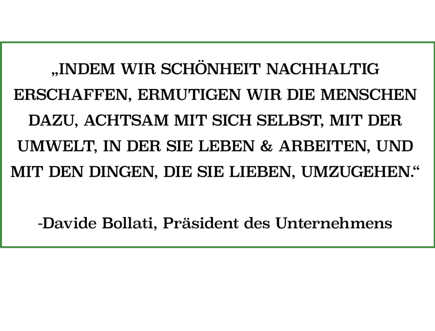 Nachhaltige Schnheit