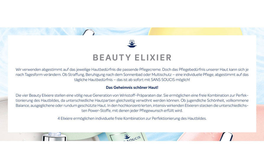 Sans Soucis Beauty Elixiere
