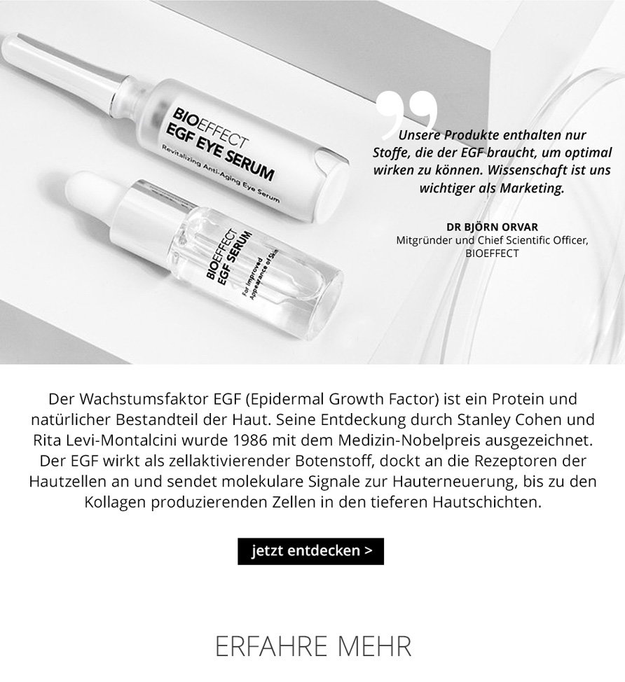 BIOEFFECT Hautpflege mit EGF
