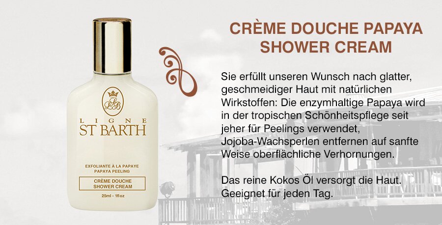 Ligne St Barth Crme Douche Papaya