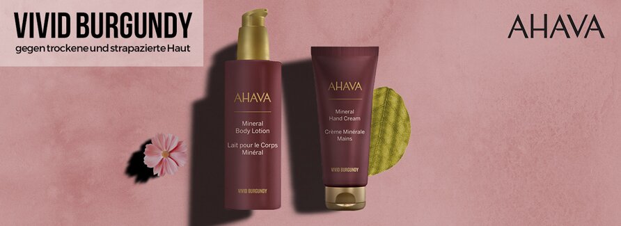 Ahava Krperpflege Vivid Burgundy