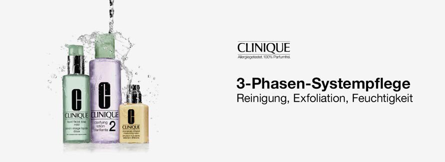 Clinique Pflege 3-Phasen-Systempflege