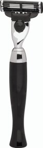 Erbe Shaving Shop Premium Design VIENNA Gillette Mach3 Rasierer Edelharz schwarz