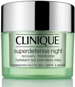 Clinique Superdefense Night Recovery Moisturizer Mischhaut bis ölige Haut 50 ml