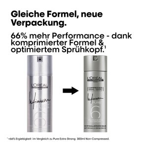 L'Oréal Professionnel Infinium Pure Haarspray Extra-Strong 300 ml
