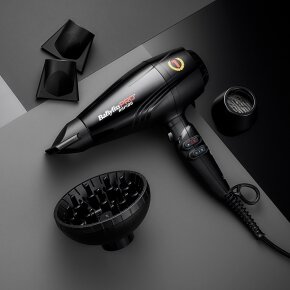 BaByliss Pro Haartrockner Rapido 2200 Watt, Schwarz (BAB7000IE)