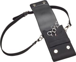 Efalock Scherentasche PREMIUM mit Klappe schwarz