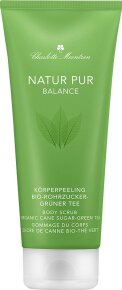 Charlotte Meentzen Natur Pur Balance Körperpeeling Bio-Rohrzucker-Grüner Tee 200 ml