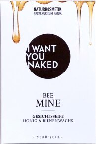 I Want You Naked Gesichtsseife BEE MINE Honig & Bienenwachs 100 g