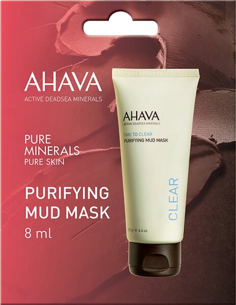 8 Ahava Purifying to Time Mud Clear ml Mask