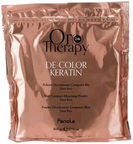 Fanola Oro Puro Therapy Color Keratin Blondierpulver blau 500 g