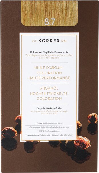 5203069054778 - KORRES Arganöl Hochentwickelte Coloration 87 Hellblond Mocha