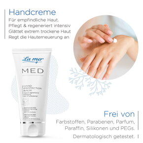 La mer Cuxhaven Med Basic Care Hand Protection Balm 75 ml (parfümfrei)