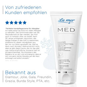 La mer Cuxhaven Med Basic Care Hand Protection Balm 75 ml (parfümfrei)