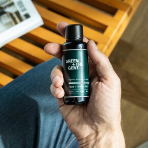 Green + The Gent Face + Shave Oil 50 ml