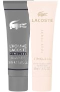 Ihr Geschenk - Lacoste Pour Femme Timeless Bodylotion / L'Homme Lacoste Timeless Showergel 2 x 50 ml