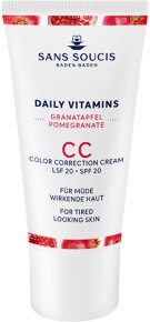 Sans Soucis Daily Vitamins Granatapfel CC Cream für müde wirkende Haut LSF 20 30 ml