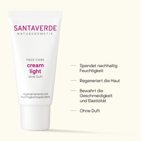 Santaverde Cream Light Ohne Duft 30 ml