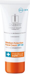 MBR Medical Sun Care Medium Protection Face Cream SPF 20 100 ml
