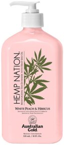 Australian Gold After Sun Hemp Nation White Peach & Hibiscus 535 ml
