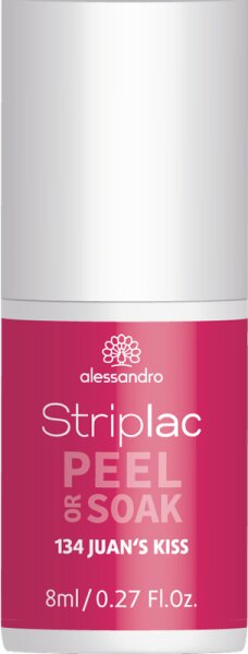 4025087481340 - Alessandro Striplac Peel or Soak 134 Juan?s Kiss 8 ml 4025087481340 - Alessandro Striplac Peel or Soak 134 Juan?s Kiss 8 ml