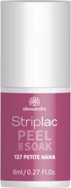 4025087481371 - Alessandro International StripLac Peel or Soak 8 ml - 137 petite nana 4025087481371 - Alessandro International StripLac Peel or Soak 8 ml - 137 petite nana