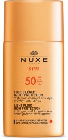 Nuxe Sun leichtes Sonnenfluid für das Gesicht LSF 50 50 ml