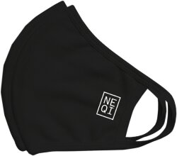 NEQI Community Face Coverings, Black M-L