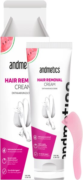 9120064113599 - Andmetics Gesichtspflege Hautpflege Hair Removal Cream Hair Removal Cream 100 ml + Application Spatula 100 ml 9120064113599 - Andmetics Gesichtspflege Hautpflege Hair Removal Cream Hair Removal Cream 100 ml + Application Spatula 100 ml