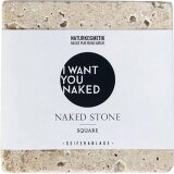 I Want You Naked Naked Stone "Square" Seifenablage 1 Stk.