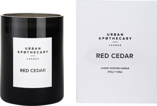 5060348094258 - Luxury Boxed Glass Candle - Red Cedar 300 g