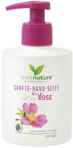 Cosnature Sanfte Handseife Wildrose 300 ml