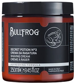Bullfrog Shaving Cream Secret Potion N.3 Refreshing 250 ml