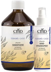CMD NaturkosmetikTeebaumöl Handhygiene Set 500 ml + 100 ml