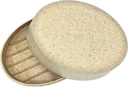 unicorn Seifendose aus Flüssigholz + klein + sahneweiß