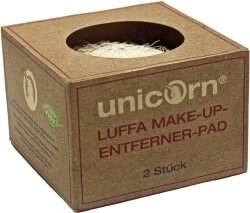 unicorn Luffa Make-up Entferner-Pad + 2 Stk.