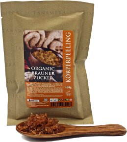 Tanamera Organic Brauner Zucker Körperpeeling 100 g