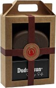 Unicorn Geschenk-Set unicorn Seifendose aus Flüssigholz groß + kokosbraun & Dudu-Osun CLASSIC - 150g
