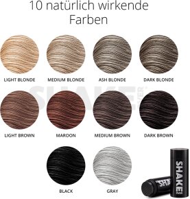 Shake Over Zinc-Enriched Hair Fibers Ash blonde 30 g