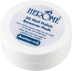 Herôme Caring Nail Polish Remover Pads 30 Stk.
