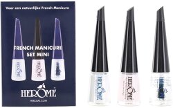 Herôme Mini French Manicure Set 3x 4 ml