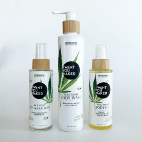 I Want You Naked Holy Hemp Body Oil Bio-Hanfsamenöl & Vitamin E 100 ml