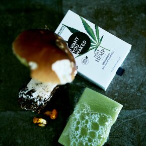 I Want You Naked Holy Hemp Duschseife Bio-Hanfsamenöl 100 g