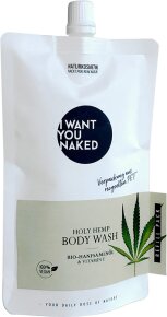 I Want You Naked Holy Hemp Body Wash Bio-Hanfsamenöl & Vitamin E REFILL 250 ml