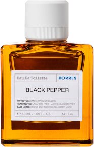 Korres Black Pepper Eau de Toilette (EdT) 50 ml